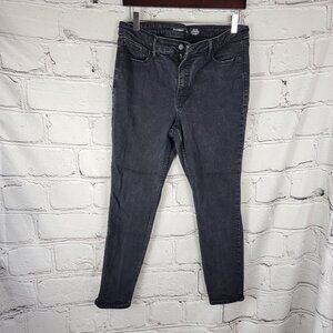 Old Navy Womens 12 Short Black Rockstar Super Skinny High Rise‎ Jeans Casual